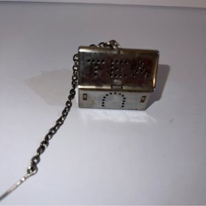 Vintage House Shaped Tea Infuser / Tea Strainer Stainless Steel